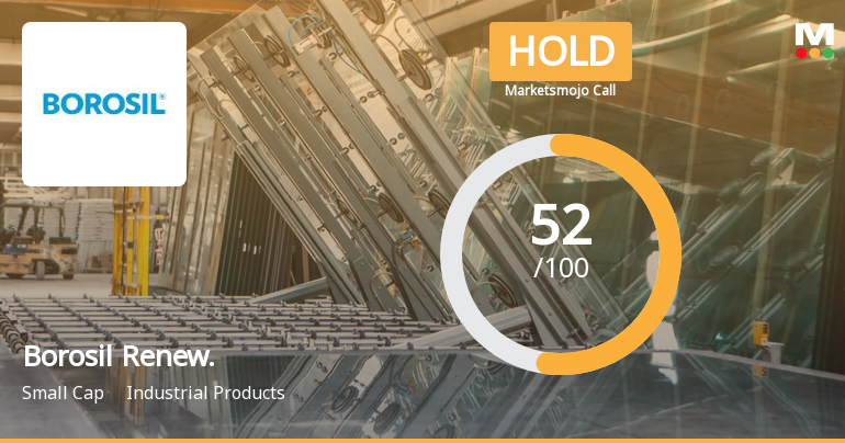 Borosil Renewables Ltd is Rated Hold by MarketsMOJO