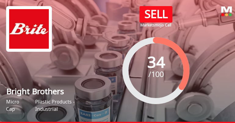 Bright Brothers Ltd is Rated Sell by MarketsMOJO