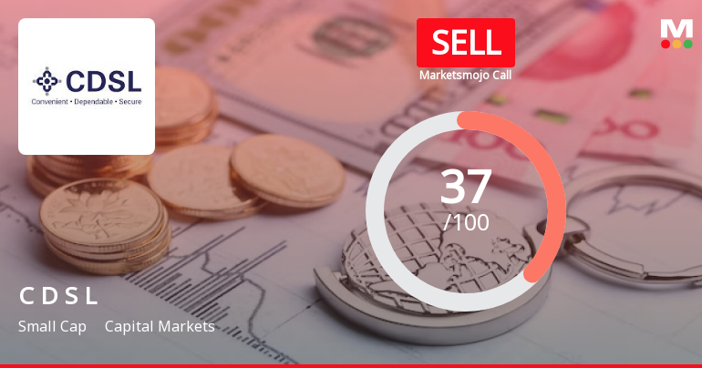 Central Depository Services (India) Ltd is Rated Sell