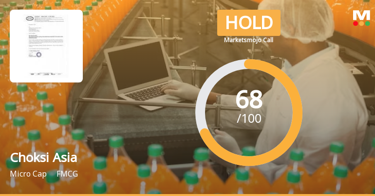 Choksi Asia Ltd Downgraded to Hold Amid Valuation and Financial Trend Shifts