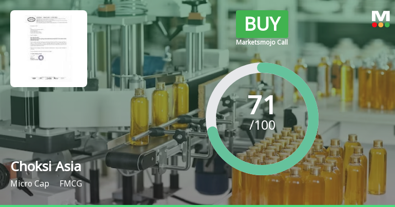 Choksi Asia Ltd Upgraded to Buy on Strong Valuation and Financial Performance