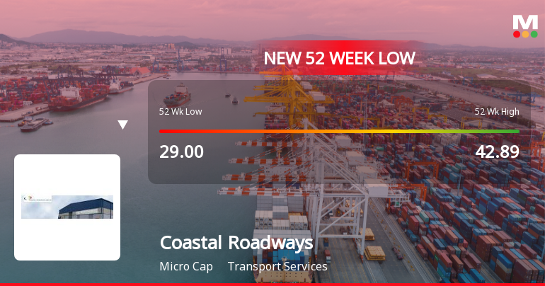 Markets Rally, But Coastal Roadways Ltd Sinks to 52-Week Low in Stock-Specific Sell-Off
