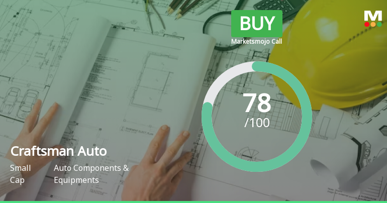 Craftsman Automation Ltd is Rated Buy by MarketsMOJO