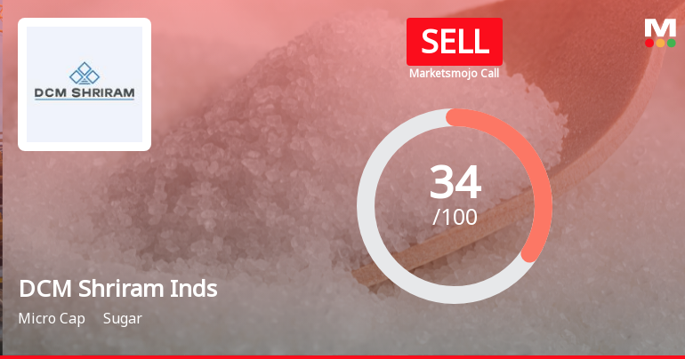 DCM Shriram Industries Ltd Upgraded to Sell on Technical Improvement Despite Weak Financials