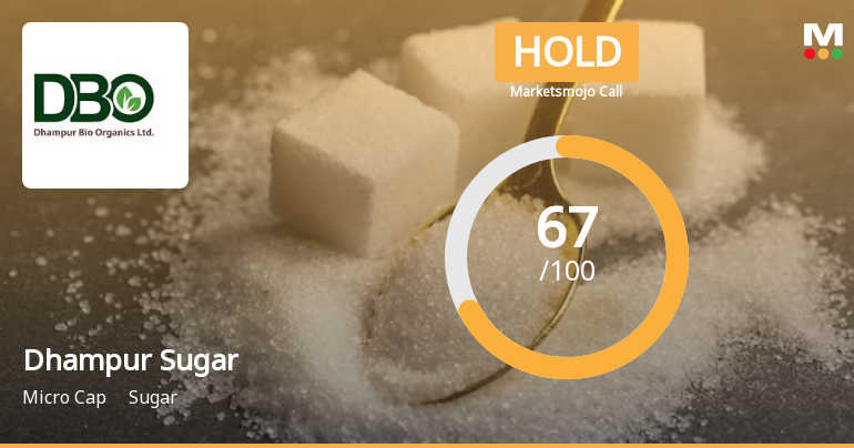 Dhampur Sugar Mills Ltd is Rated Hold