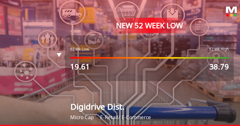 Markets Rally, But Digidrive Distributors Ltd Sinks to 52-Week Low in Stock-Specific Sell-Off