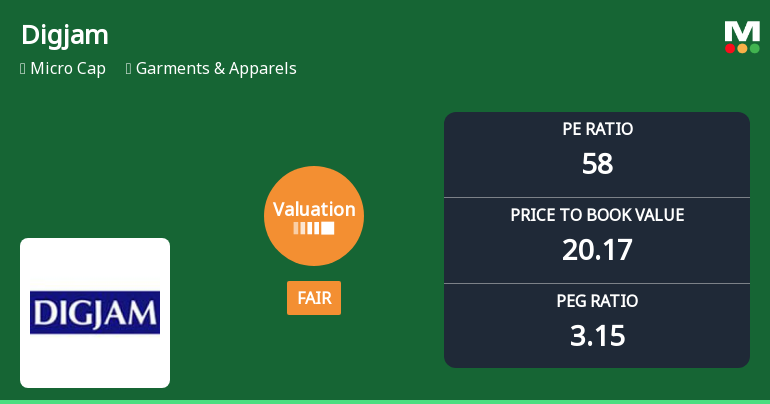 Digjam Ltd Valuation Shifts to Fair Amid Mixed Market Performance