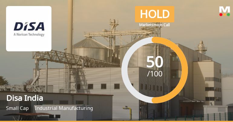 Disa India Ltd Upgraded to Hold on Improved Valuation and Financial Metrics