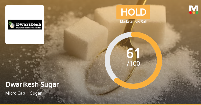 Dwarikesh Sugar Industries Ltd is Rated Hold