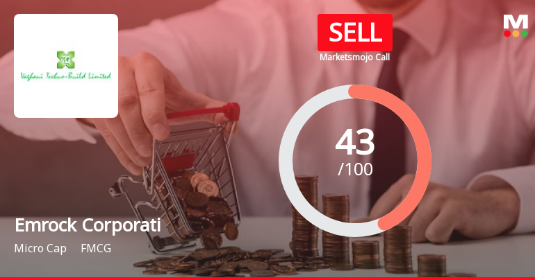 Emrock Corporation Limited is Rated Sell