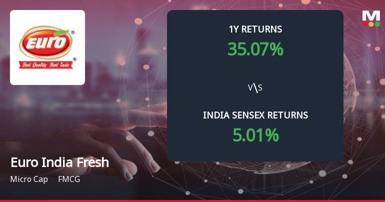 Euro India Fresh Foods Ltd Forms Death Cross Signalling Bearish Trend