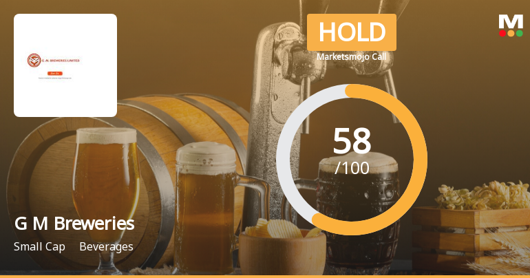G M Breweries Ltd is Rated Hold by MarketsMOJO