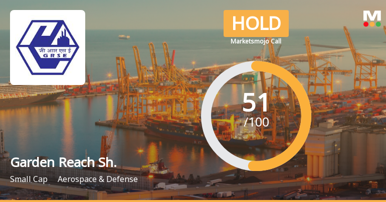 Garden Reach Shipbuilders & Engineers Ltd is Rated Hold