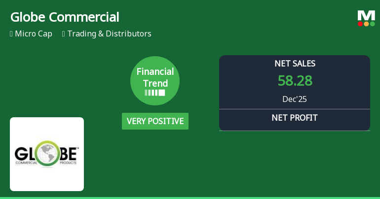 Globe Commercials Ltd Reports Very Positive Quarterly Financial Performance Amid Market Volatility