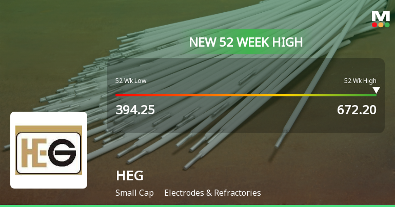 Broad-Based Technical Strength Lifts HEG Ltd to 52-Week High of Rs 679.15