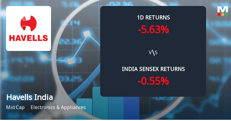 Havells India Sees Sharp Open Interest Surge Amid Market Weakness
