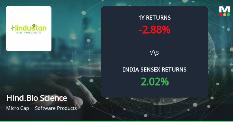 Golden Cross Forms in Hindustan Bio Sciences Ltd — On a Day the Stock Fell 4.9%. What the Mixed Signals Mean