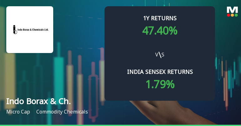 Indo Borax & Chemicals Ltd Technical Momentum Shifts Amid Mixed Signals