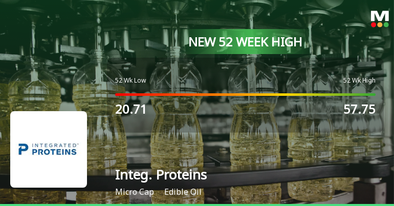 Broad-Based Technical Strength Lifts Integrated Proteins Ltd to 52-Week High of Rs 89.83