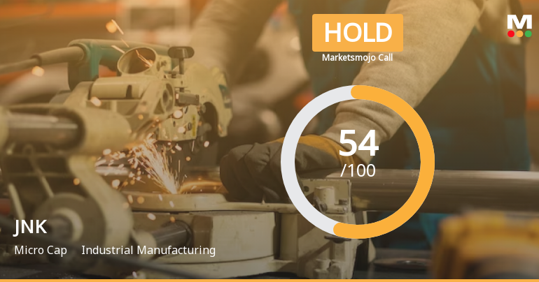 JNK India Ltd is Rated Hold by MarketsMOJO