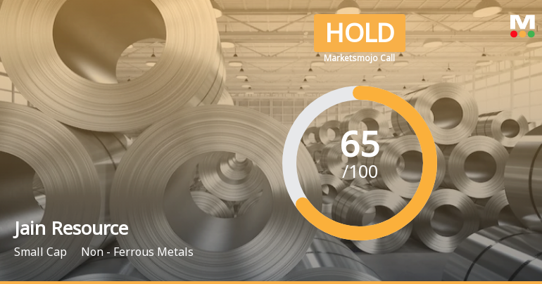 Jain Resource Recycling Ltd Downgraded to Hold Amid Technical Setback Despite Strong Financials