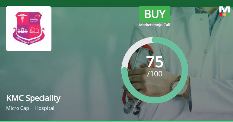 KMC Speciality Hospitals (India) Ltd is Rated Buy