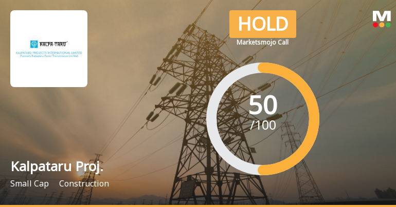 Kalpataru Projects International Ltd is Rated Hold