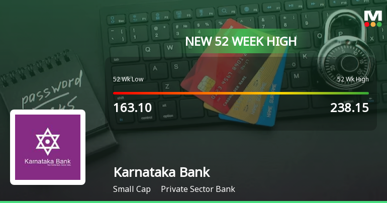 Broad-Based Technical Strength Lifts Karnataka Bank Ltd to 52-Week High of Rs 255.25