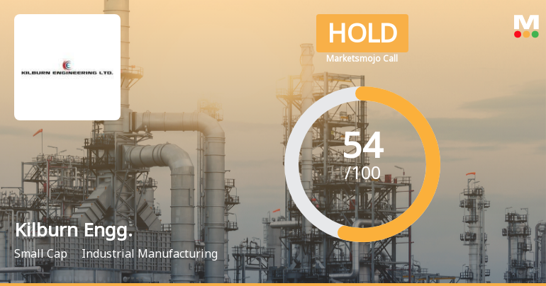 Kilburn Engineering Ltd Upgraded to Hold on Improved Technicals and Financials