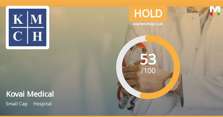 Kovai Medical Center & Hospital Ltd is Rated Hold