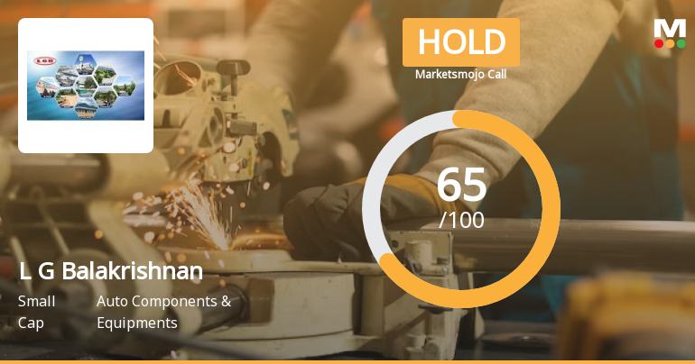 L G Balakrishnan & Bros Ltd is Rated Hold by MarketsMOJO