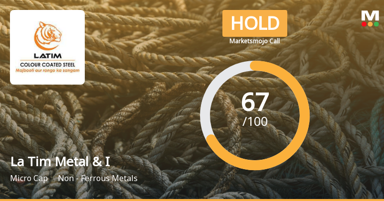 La Tim Metal & Industries Ltd is Rated Hold