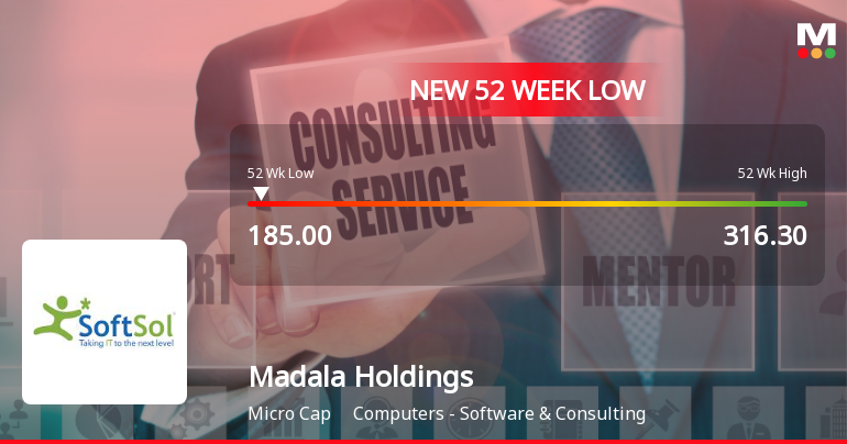 Madala Holdings Ltd Falls to 52-Week Low of Rs 171.2 as Sell-Off Deepens