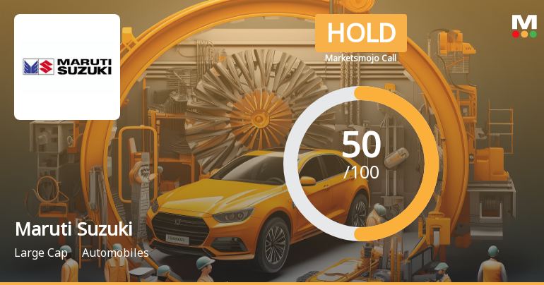 Maruti Suzuki India Ltd Upgraded to Hold by MarketsMOJO on Solid Fundamentals