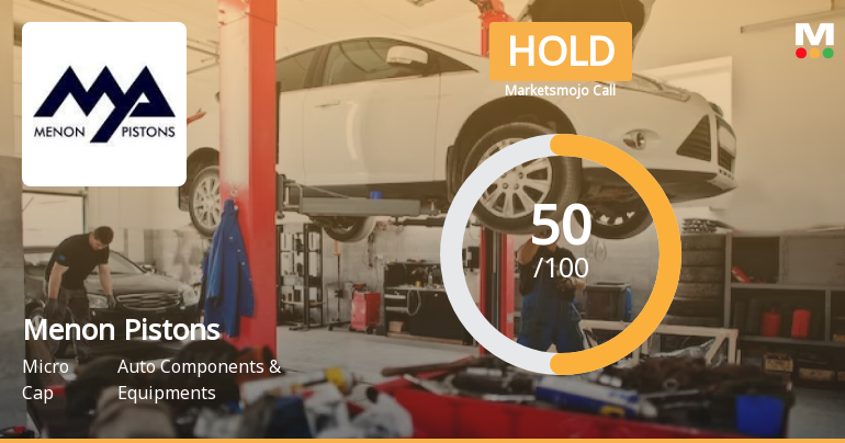 Menon Pistons Ltd is Rated Hold by MarketsMOJO