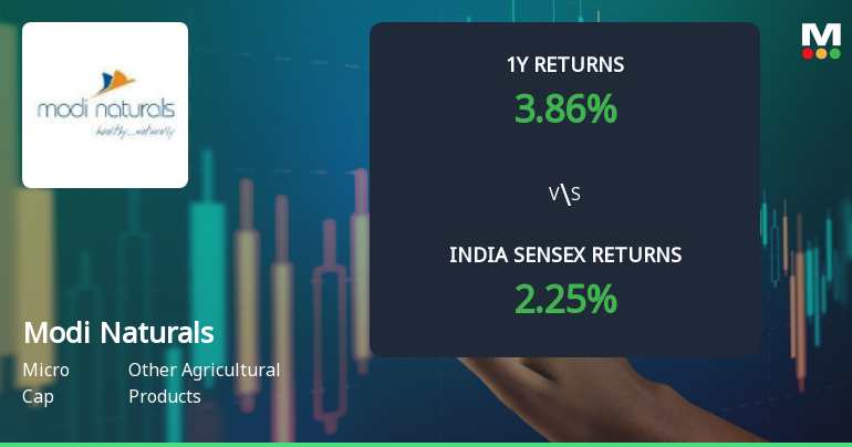 Modi Naturals Ltd Technical Momentum Shifts Amid Mixed Indicator Signals