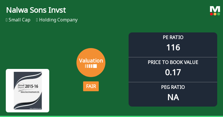 Nalwa Sons Investments Ltd: Valuation Shifts Signal Changing Price Attractiveness