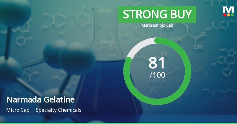 Narmada Gelatines Ltd Upgraded to Strong Buy on Robust Financials and Technicals