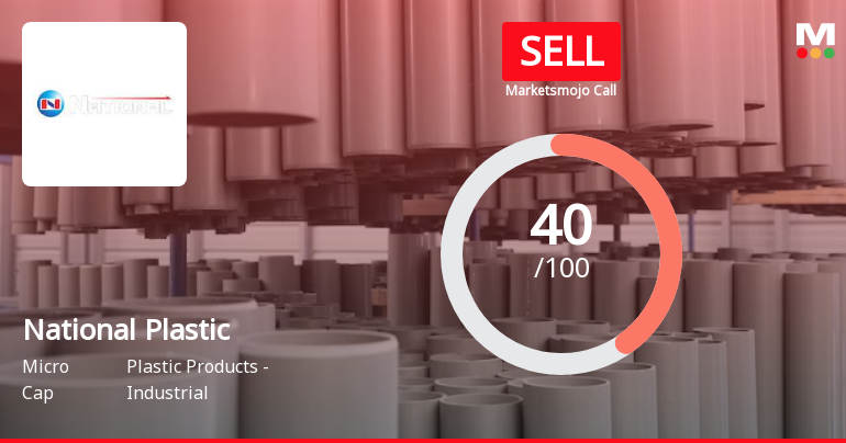 National Plastic Technologies Ltd is Rated Sell