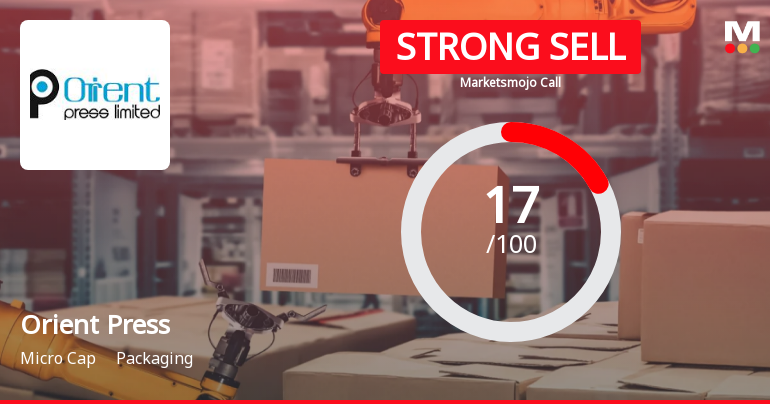 Orient Press Ltd is Rated Strong Sell