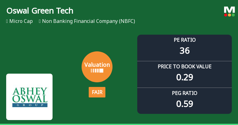 Oswal Green Tech Ltd Valuation Shifts Signal Changing Market Sentiment