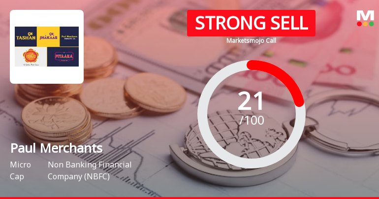 Paul Merchants Ltd is Rated Strong Sell