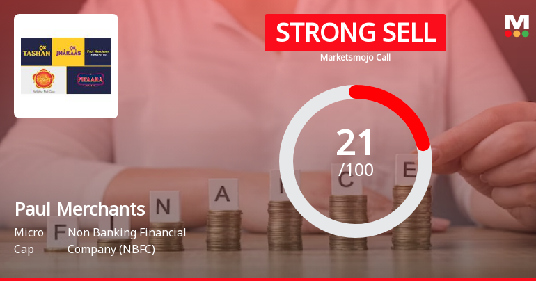 Paul Merchants Ltd is Rated Strong Sell