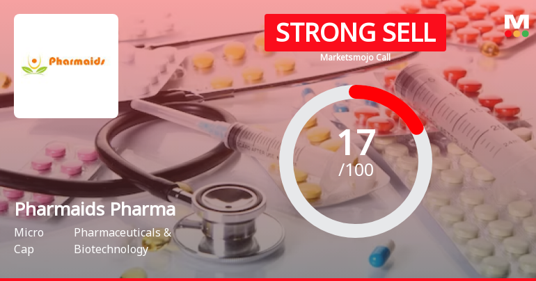 Pharmaids Pharmaceuticals Ltd is Rated Strong Sell