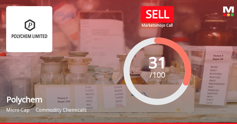 Polychem Ltd Upgraded to Sell on Technical Improvements Despite Mixed Fundamentals