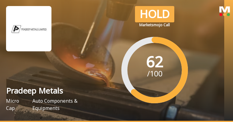 Pradeep Metals Ltd. is Rated Hold