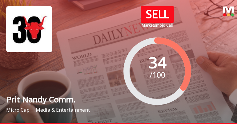 Pritish Nandy Communications Ltd Upgraded to Sell on Technical Improvement