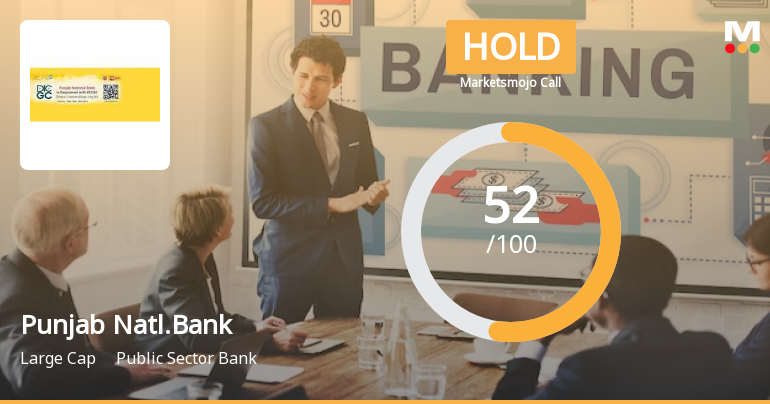 Punjab National Bank is Rated Hold by MarketsMOJO