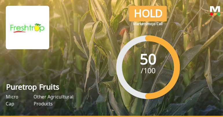 MarketsMOJO Upgrades Puretrop Fruits Ltd to Hold on Improved Technicals and Steady Financials