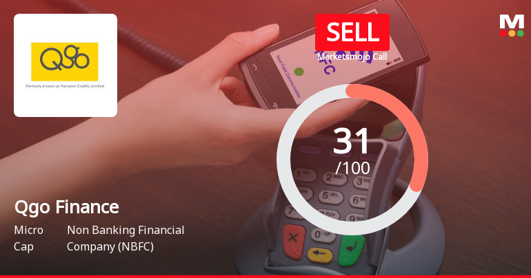 Qgo Finance Ltd Upgraded to Sell on Technical Improvement Despite Flat Financials